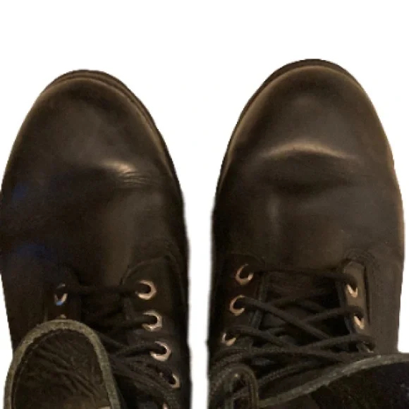 Timberland Men’s Black Scale Camoauge Combat Boots Men's Size 10.5 - Picture 7 of 12